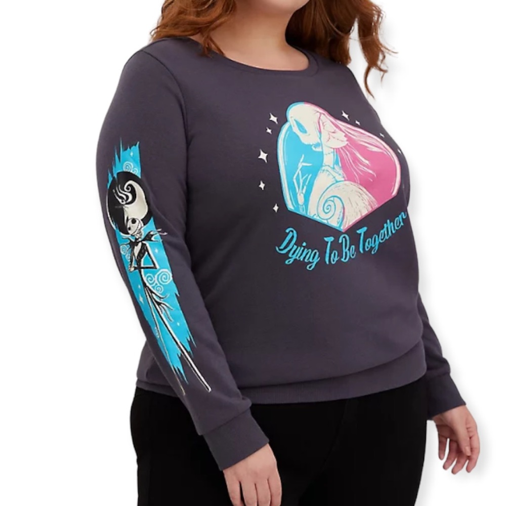Torrid Nightmare Before Christmas Jack & Sally Sweatshirt